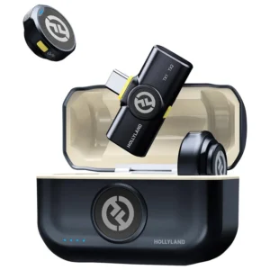 Microfone Hollyland Lark M2 Lavalier Wireless Type-C - Shine Charcoal