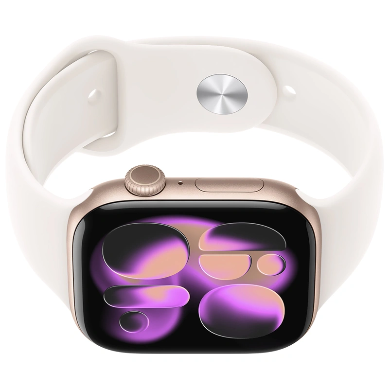 Apple Watch S11 MEU04LWA 42MM S-M GPS - Rose Gold Aluminium Light Blush Sport Band - Imagem 3