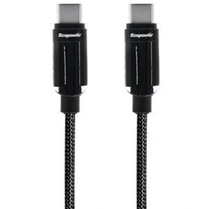 Cabo Ecopower USB-C Macho a USB-C Macho EP-6042 1M - Preto