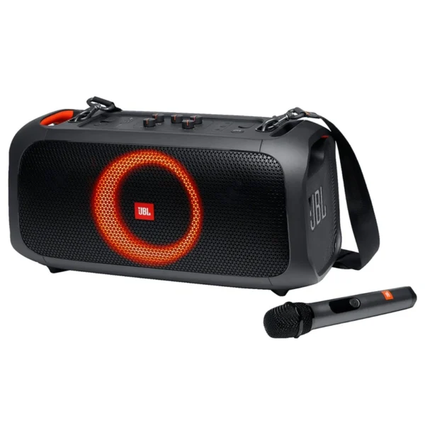 Caixa de Som JBL PartyBox On-The-Go Essential Bluetooth - Preto 100w IPX4