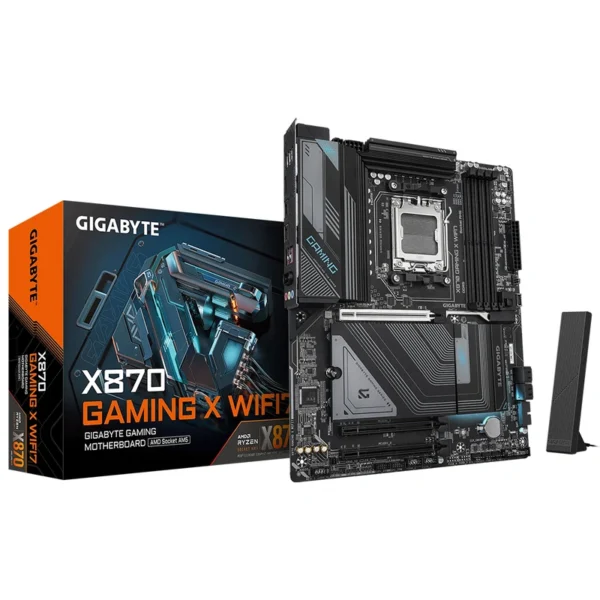 Placa Mãe Gigabyte X870 Gaming X Wi-Fi 7 Socket AM5 DDR5 AMD X870 ATX | 4 Conectores SATA3