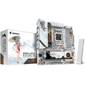 Placa Mãe Gigabyte B850M AORUS Elite Wi-Fi 7 ICE-P Socket AM5 DDR5