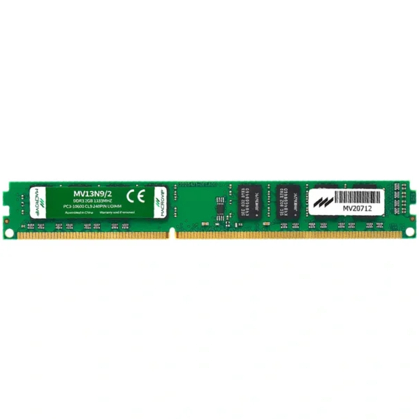 Memória RAM Macrovip DDR3 2GB 1333MHz - MV13N92 UDIMM CL9 | MV13N9/2