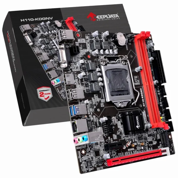 Placa Mãe Keepdata H110-KDGNV Socket LGA 1151 VGA DDR4 Intel H110 Express