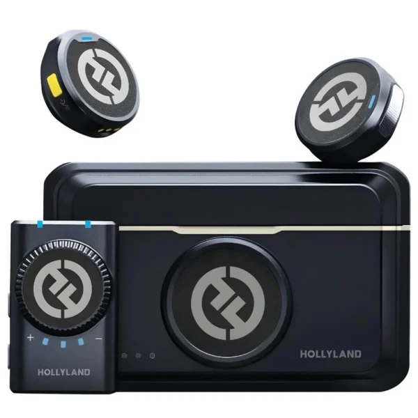 Microfone Hollyland Lark M2 Lavalier Duo Wireless - Shine Charcoal USB-C