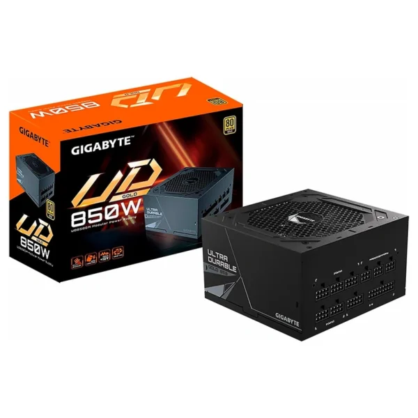 Fonte de Alimentação Gigabyte GP-UD850GM 850W ATX Modular 80 Plus Gold | Preto