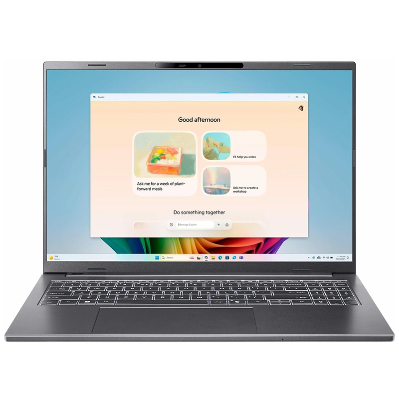 Notebook Acer Aspire 16 AI A16-61MT-R6PG AMD Ryzen AI 9 365 Tela Touch WUXGA 16