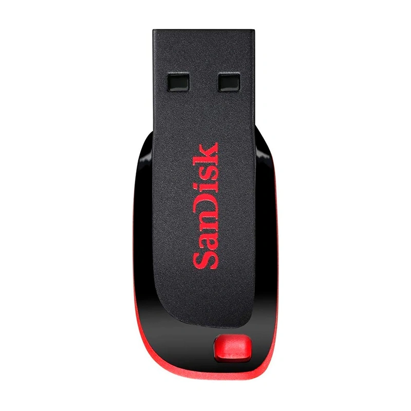 Pendrive SanDisk Z50 Cruzer Blade 16GB USB 2.0 - Preto Vermelho