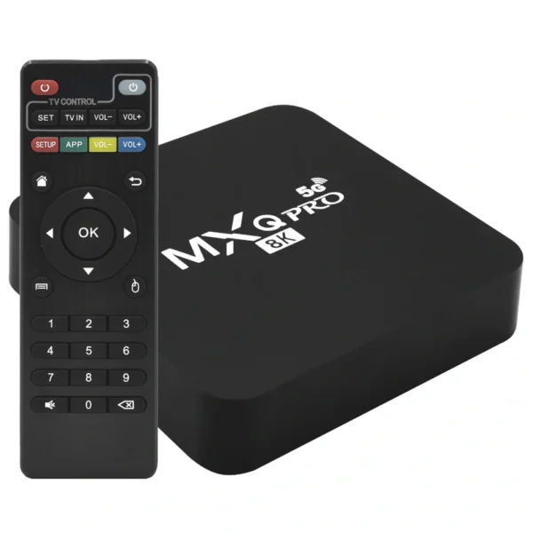 TV Box MXQ Pro 5G 128GB de RAM 512GB 8K - Preto | SD