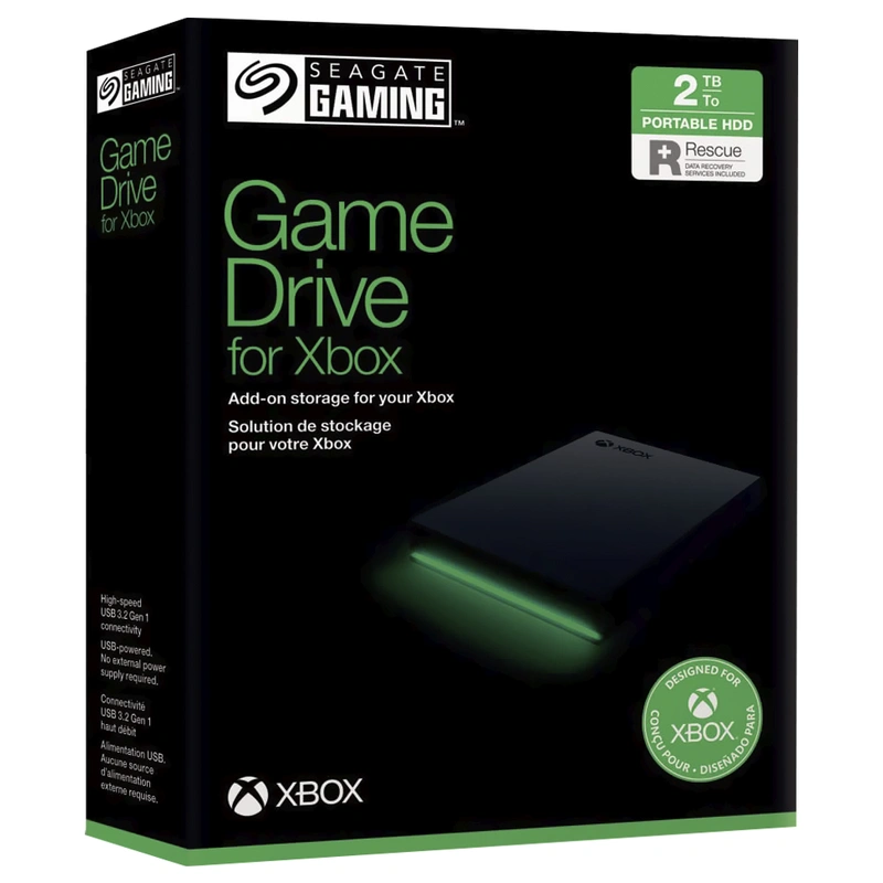 HD Externo Seagate 5TB Game Drive Xbox 2.5 USB 3.2 Gen 1 STKX5000403 Game Drive for Xbox - Imagem 3