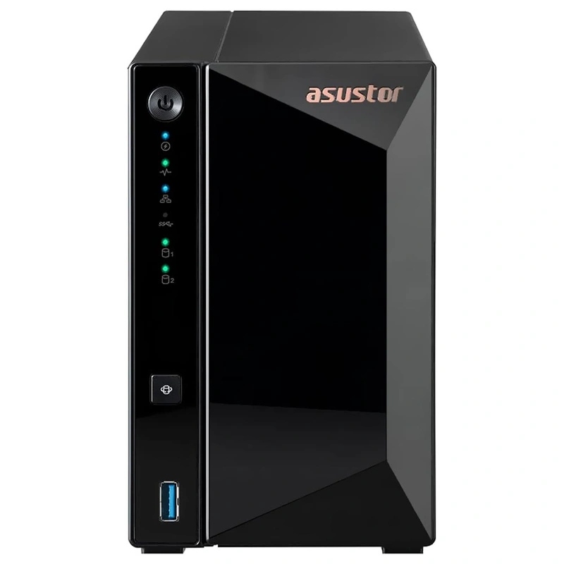Servidor Nas Storage Asustor AS3302T V2 Drivestor 2 Pro Realtek RTD1619B 1.7GHz 2GB RAM 2 - Imagem 2