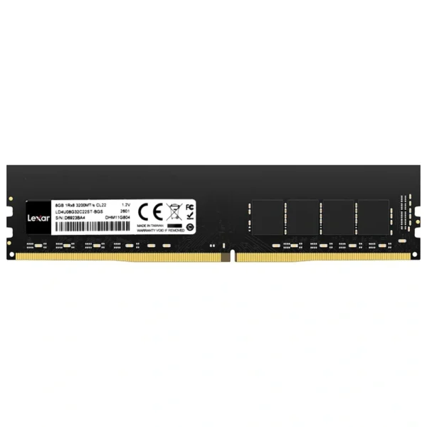 Memória RAM Lexar DDR4 8GB 3200MHz - LD4U08G32C22ST-BGS DIMM