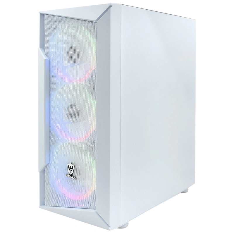 Gabinete Gamer Satellite K8872 ATX 4 Cooler ARGB - Branco - Imagem 3