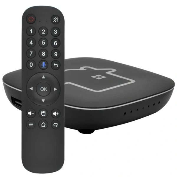 Receptor Iptv HTV H9 2GB de RAM 16GB UHD 4K - Preto Wi-Fi (2.4 - 5GHz) | Até 4K Ultra HD