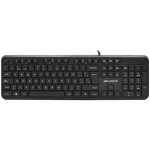 Teclado Macrovip MV-K234UB-SP USB Espanhol - Preto