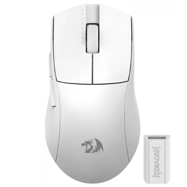 Mouse Gamer Redragon M916W-PRO-1K K1NG Pro Wireless - Branco Wired USB