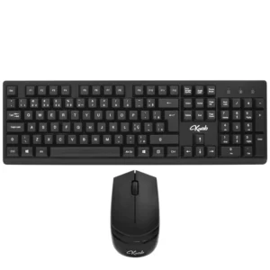 Teclado + Mouse KRAB KBKTM15 Wireless Português - Preto