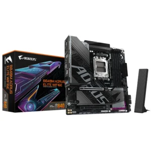 Placa Mãe Gigabyte B840M AORUS Elite Wi-Fi 6E Socket AM5 DDR5