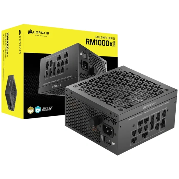 Fonte Corsair RM1000X Shift 1000W ATX Modular Cybenetics Gold CP-9020300-NA (ATX 3.1)