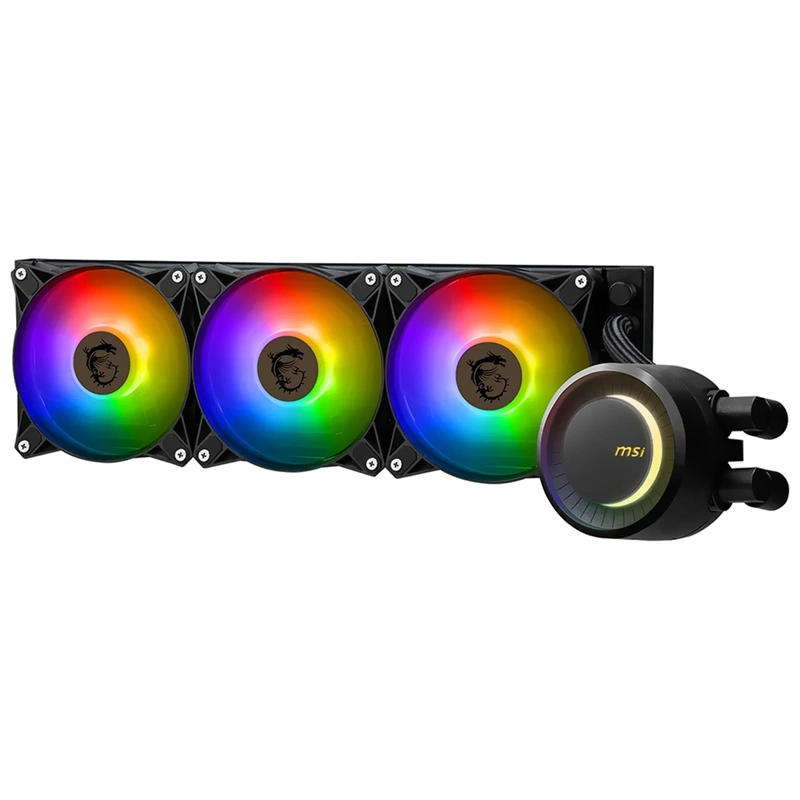 Water Cooler MSI Mag CoreLiquid E360 Intel 1150-1700 AMD TR4-AM4-AM5 ARGB 360MM Preto