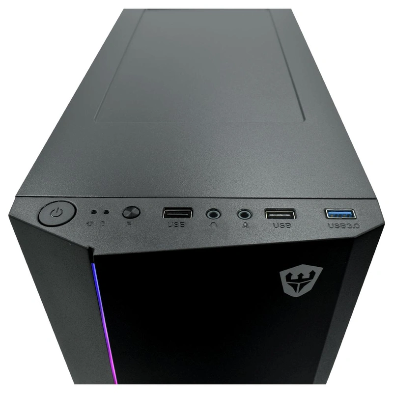Gabinete Gamer Satellite K883 Mini Tower 1 Cooler - Preto - Imagem 2