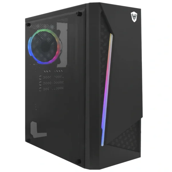 Gabinete Gamer Satellite 1102K ATX 1 Cooler RGB - Preto