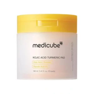 Almofadas Tônicas Mediacube Kojic Acid Turmeric Pad de 70 unidades