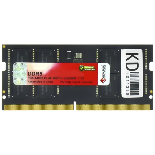 Memória RAM para Notebook Keepdata DDR5 16GB 5600MHz - KD56S4616G SODIMM | KD56S46/16G