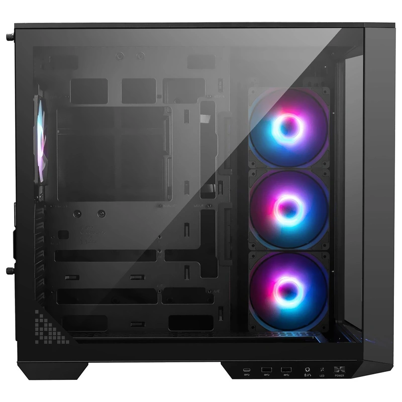 Gabinete Gamer MSI Mag Pano 100R PZ Mid Tower 4 Cooler ARGB - Preto MAG PANO 130R PZ WHITE - Imagem 3