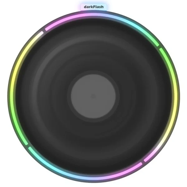 Cooler para Processador darkFlash Darkvoid TOP FLOW 125MM RGB Preto | 3 pinos