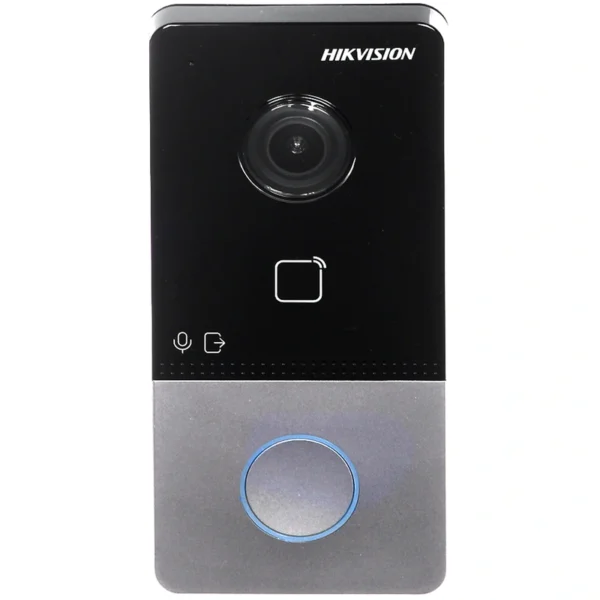 Vídeo Porteiro Hikvision DS-KV6113-WPE1(C) - Preto Cinza
