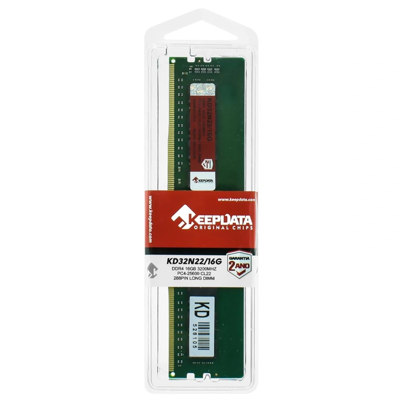 Memória RAM Keepdata DDR4 16GB 3200MHz - KD32N2216G UDIMM | KD32N22/16G - Imagem 3