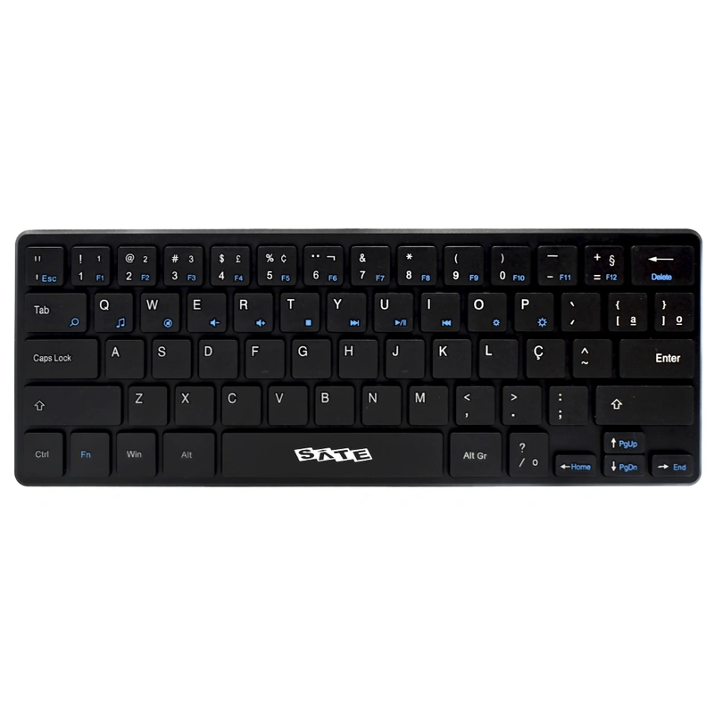 Teclado + Mouse Satellite AK-731 Mini Wireless Português - Preto Windows, macOS e Linux - Imagem 3