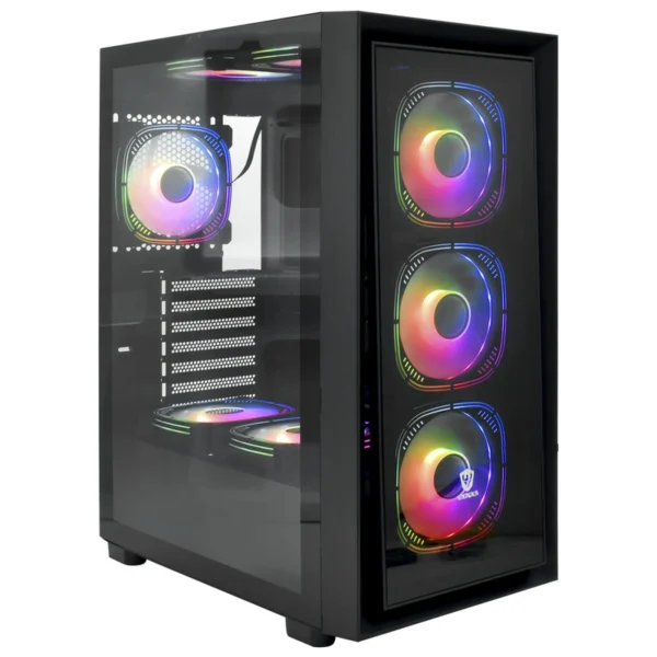 Gabinete Gamer Satellite K51 E-ATX 8 Cooler - Preto RGB