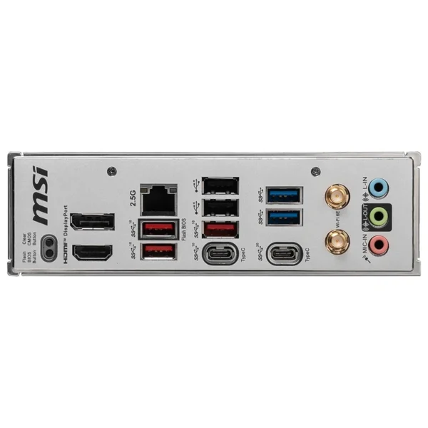 Placa Mãe MSI B650M Project Zero Socket AM5 DDR5 AMD B650 4 Slots DIMM DDR5 Dual Channel