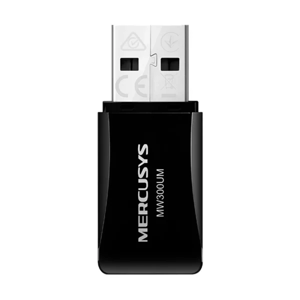 Adaptador Wi-Fi Mercusys MW300UM USB N300 2.4GHz - 300Mbps