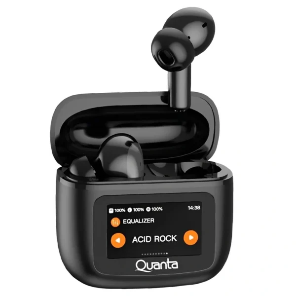 Fone de Ouvido Quanta QTASP40 Studio Pro TWS Bluetooth - Preto Case: USB-C