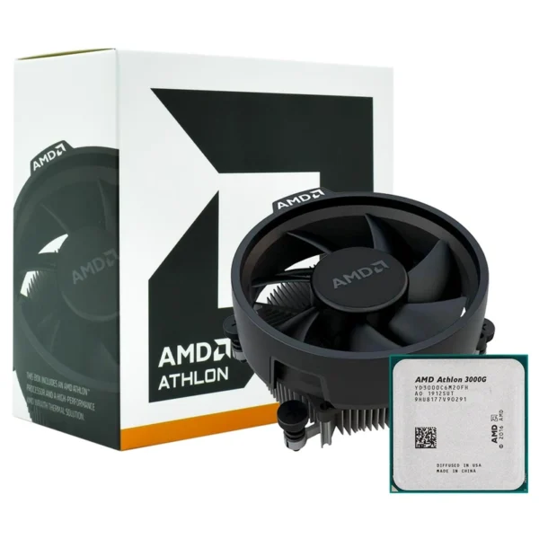 Processador AMD Athlon 3000G Socket AM4 3.5GHz 5MB Núcleos 2 - Sub-processos 4