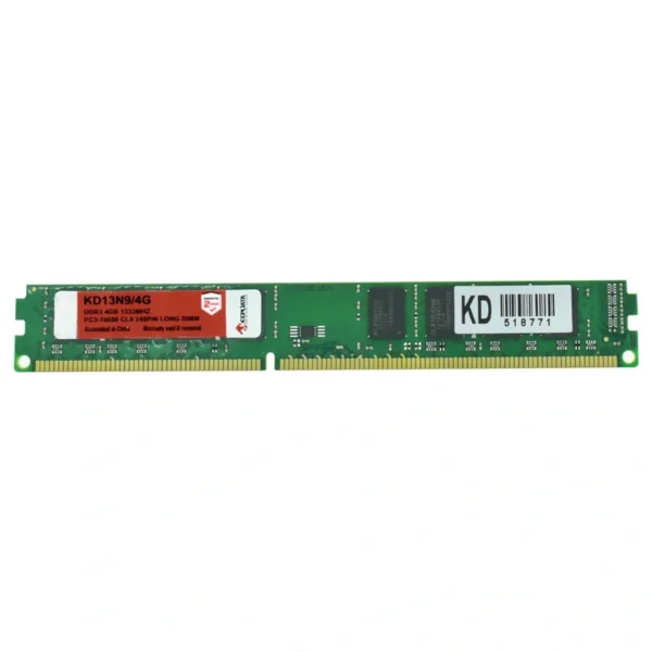 Memória RAM Keepdata DDR3 4GB 1333MHz -KD13N94G UDIMM | KD13N9/4G