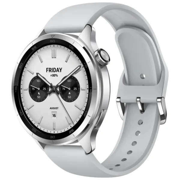 Relógio Smartwatch Xiaomi Watch S4 M2425W1 - Prata 5 ATM 486 mAh Bluetooth 5.3