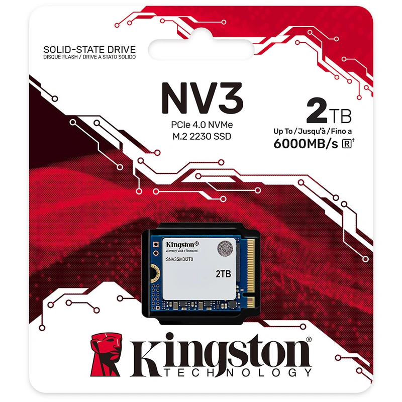SSD Kingston M.2 2TB NV3 Mini NVMe - SNV3SM32T0 PCIe 4.0 x4 | SNV3SM3/2T0 - Imagem 3