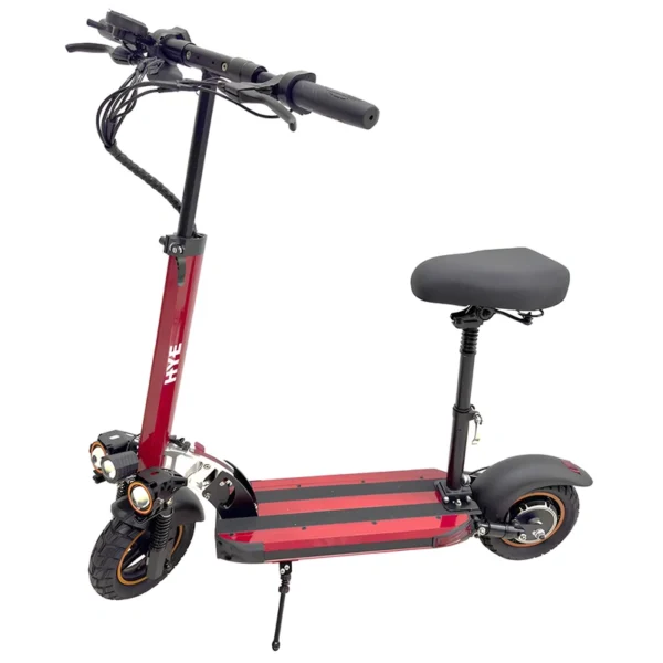 Patinete Elétrico Com Assento HYE S12 Pro 10 Bateria de lítio Vermelho