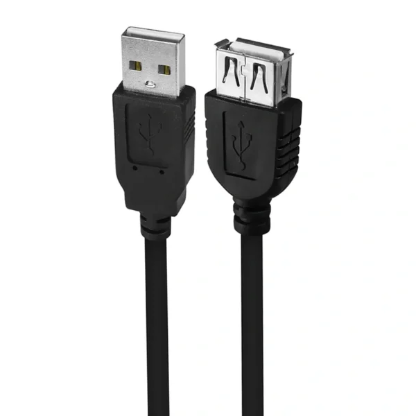 Cabo de Extensão USB para USB 2.0 - 3M USB Macho para USB Fêmea Preto