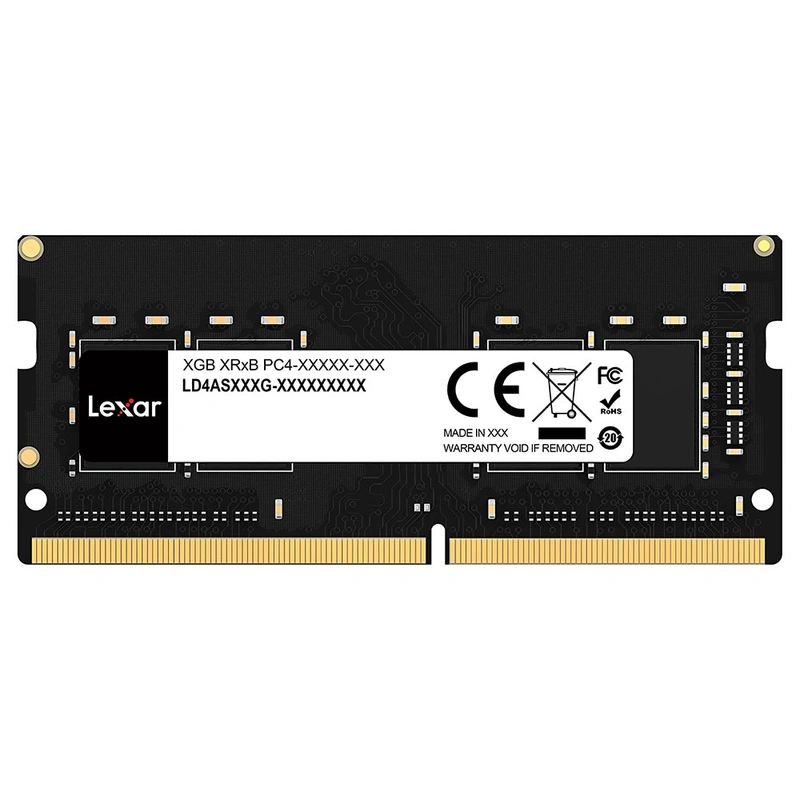 Memória RAM para Notebook Lexar DDR4 8GB 3200MHz - LD4AS008G-B3200GSST | Preto