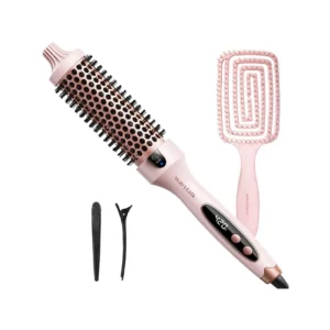 Cepillo Eléctrico Wavytalk 206 Blowout Boost Ionic Therm Brush con 68 watts Bivolt - Rosa