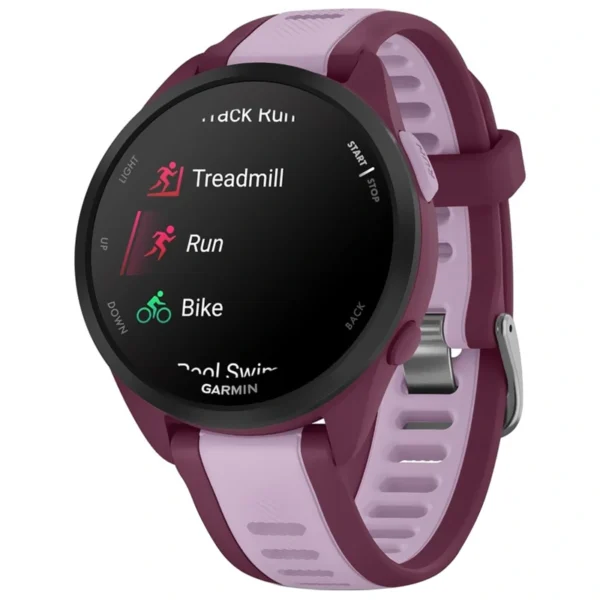 Relógio Garmin Forerunner 165 Music - Roxo (010-02863-33) 5ATM Wi-Fi Android