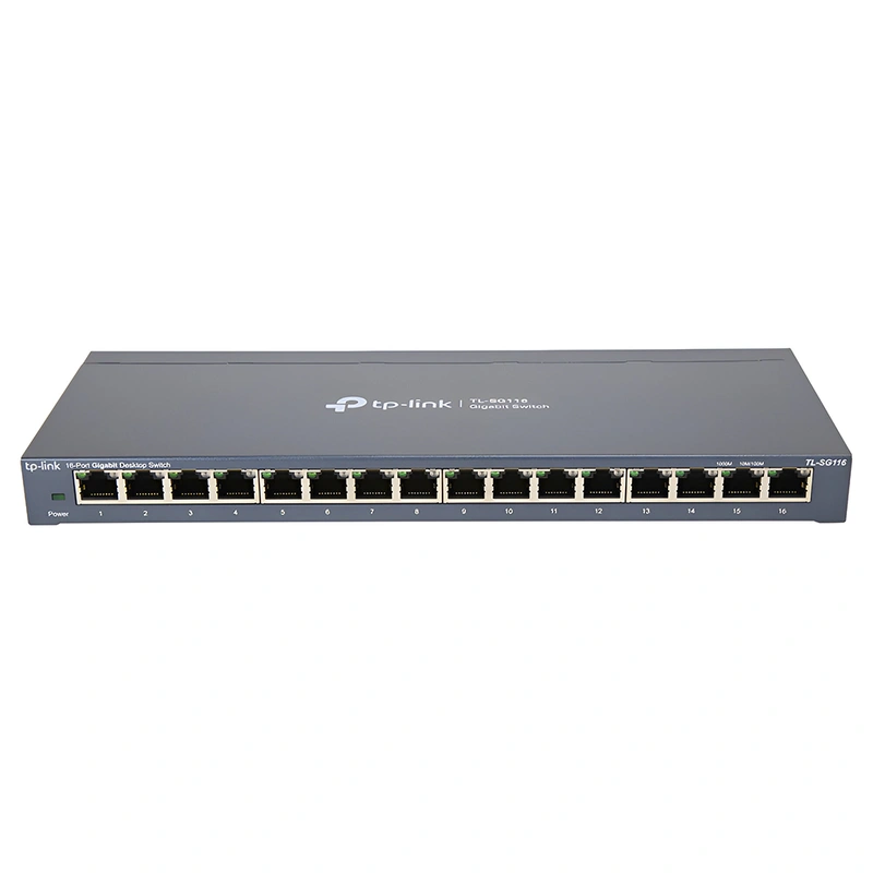 Hub Switch TP-Link TL-SG116 16 Portas - 101001000Mbps | 16 RJ-45