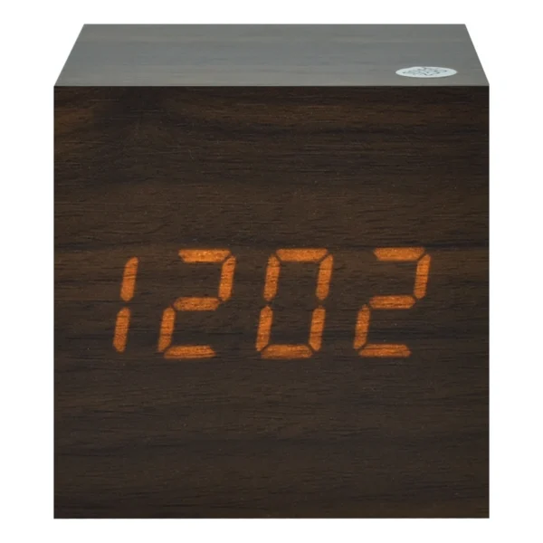 Relógio Despertador de mesa Satellite AC-T33 - Marrom