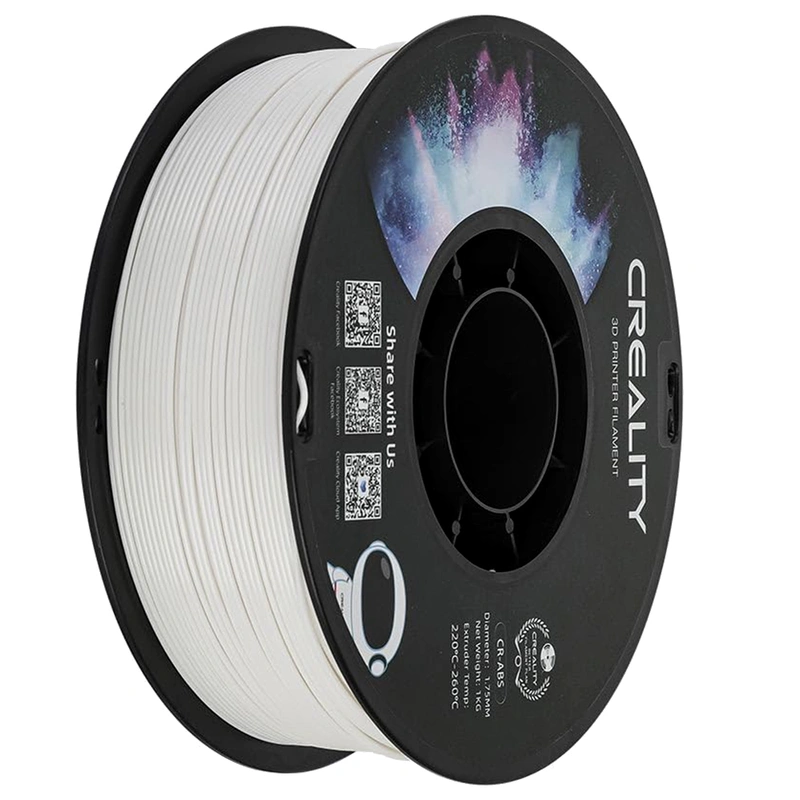 Filamento para Impressora 3D Creality CR-ABS 1KG 1.75MM - Branco - Imagem 2