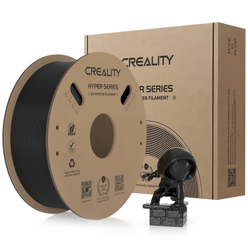 Filamento para Impressora 3D Creality Hyper-ABS 1.0Kg 1.75mm - Preto - Imagem 3